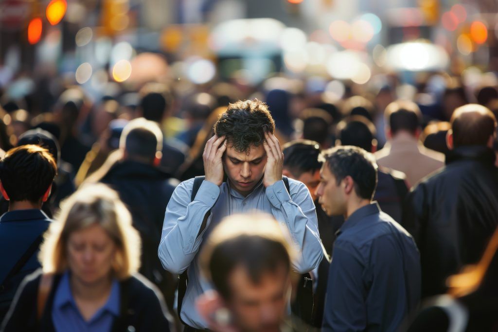 Pánico en espacios concurridos