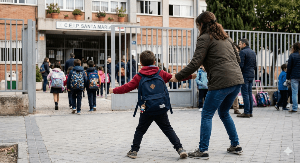 No quiere ir al colegio